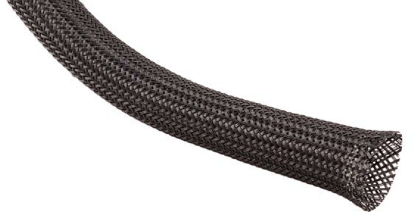 Techflex Clean Cut™ Expandable Sleeving, 1-1/4" Black 25' - Click Image to Close